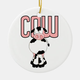 DÉCORATION EN CÉRAMIQUE VACHE