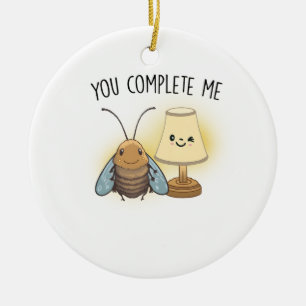 Décoration En Céramique Valentine Gift Bee You Complete Me