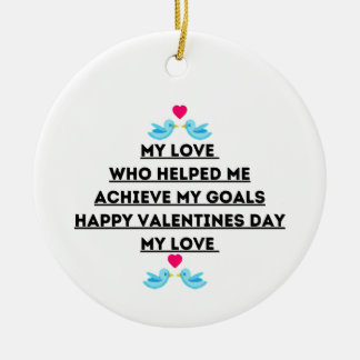 Décoration En Céramique Valentine's day cite Love citations