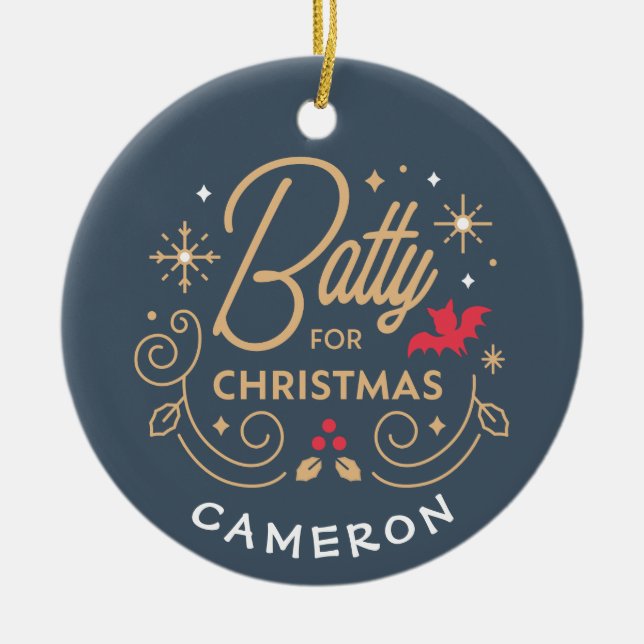 Décoration En Céramique Vampirina | Batty pour Noël (Devant)