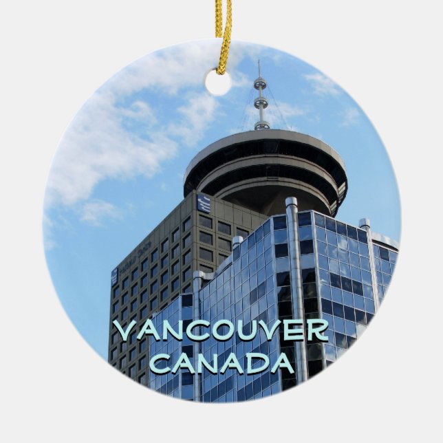 Décoration En Céramique Vancouver Canada Orament Vancouver Souvenirs (Devant)