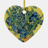 Vase avec Irises par Van Gogh - La vie morte