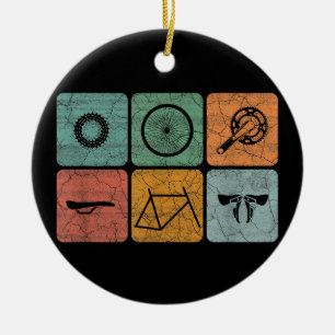 Décoration En Céramique Vélo Cyclisme Vintage Pièces de vélo Cadeaux cycli