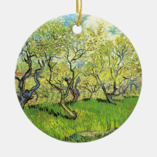 Décoration En Céramique Verger en fleurs de Vincent van Gogh
