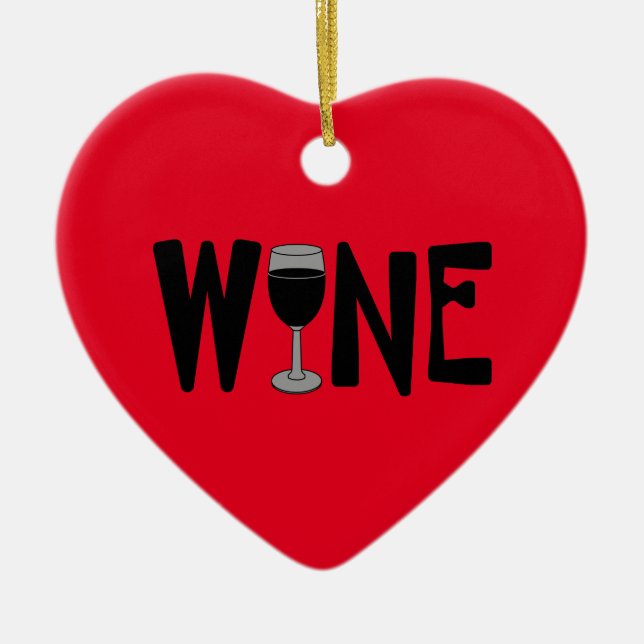 Décoration En Céramique Verre à vin (Devant)