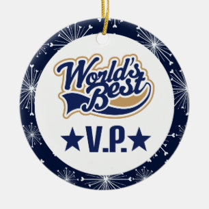 Décoration En Céramique Vice-président Gift Ornament