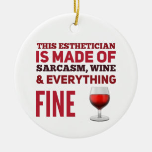 Décoration En Céramique Vin Esthétique cadeau