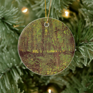 Décoration En Céramique Vincent van Gogh - Arbres et sous-bois