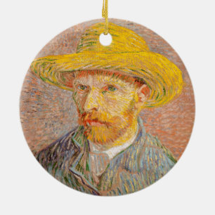 Décoration En Céramique Vincent Van Gogh Auto-portrait peinture impression