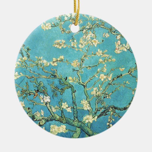 Décoration En Céramique Vincent van Gogh Blossomong Aramande (Devant)