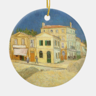 Décoration En Céramique Vincent van Gogh - La Maison Jaune (La Rue)