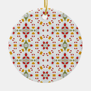 Décoration En Céramique Vintage de fleurs du milieu du siècle atomique