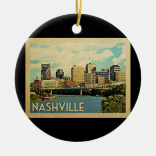 Décoration En Céramique Vintage voyage de Nashville Tennessee