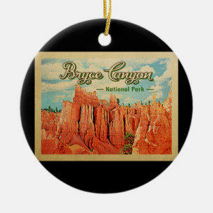 Décoration En Céramique Vintage voyage de parc national de canyon de Bryce