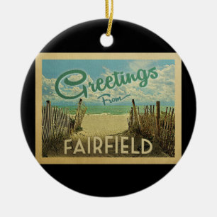 Décoration En Céramique Vintage voyage de plage de Fairfield