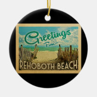 Vintage voyage de plage Rehoboth