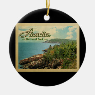 Décoration En Céramique Vintage voyage du parc national Acadia