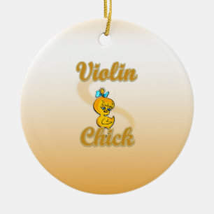 Décoration En Céramique Violon Chick