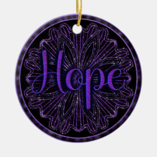 Décoration En Céramique Virtue Hope Mandala