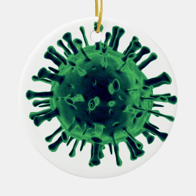 Décoration En Céramique Virus (Devant)