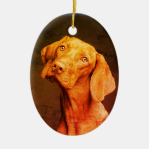 Décoration En Céramique Vizsla