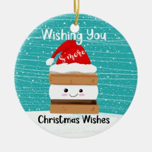 Décoration En Céramique voeux de Noël supplémentaires Carte