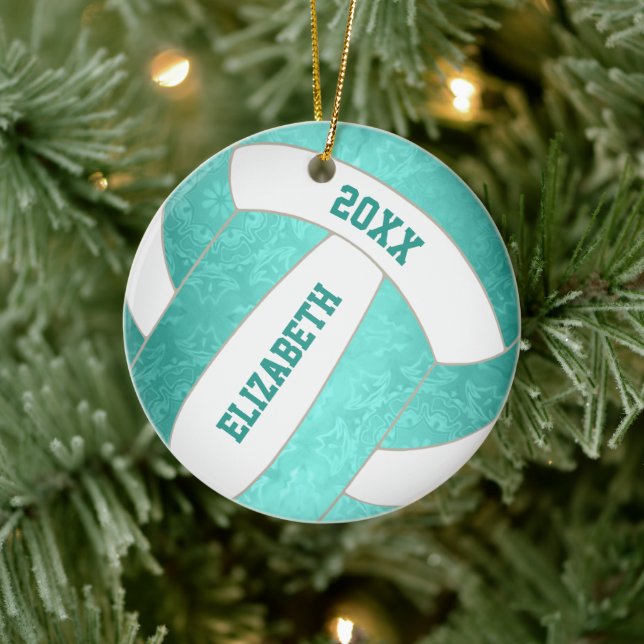 Décoration En Céramique Volley-ball turquoise turquoise (Arbre)