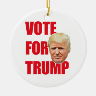 Décoration En Céramique Votez pour Trump