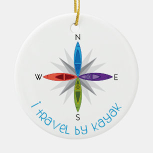 Décoration En Céramique Voyage Par Kayak