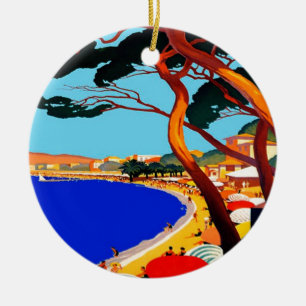 Décoration En Céramique Voyage vintage de Français de Cote d'Azur