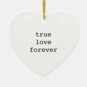 Décoration En Céramique Vraiment amour pour toujours vos initiales Valenti