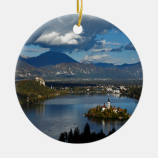 Décoration En Céramique Vue de lac saignée d'Ojstrica