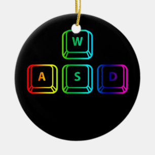 Décoration En Céramique WASD Keyboard