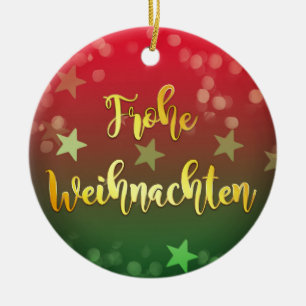 Décoration En Céramique Weihnachten Baumanhänger Keramik Frohe Weihnachte