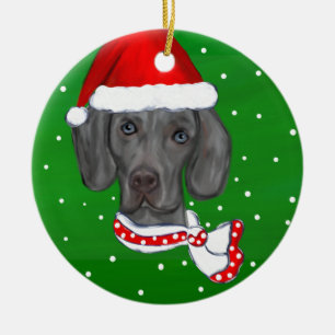 DÉCORATION EN CÉRAMIQUE WEIMARANER