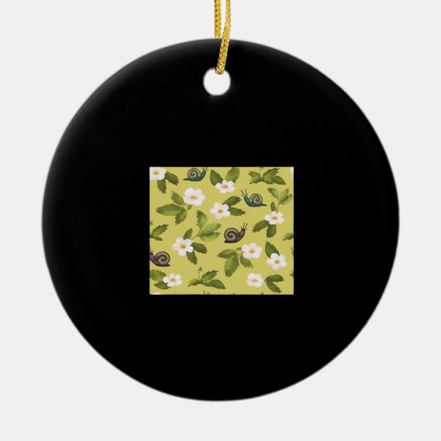 Décoration En Céramique Whimsigoth Snail Classic (Devant)