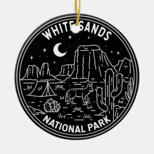 Décoration En Céramique White Sands National Park New Mexico Monoline