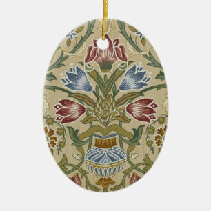 Décoration En Céramique William Morris Brocade Motif de fond d'écran flora