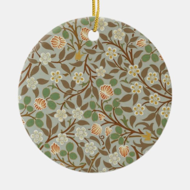 Décoration En Céramique William Morris Clover Fleur botanique (Devant)