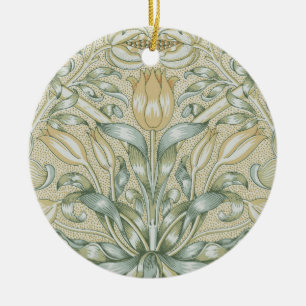 Décoration En Céramique William Morris Motif Grenade Antique Lily