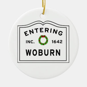 Décoration En Céramique Woburn, MA Vacances Wreath Ornament en métal
