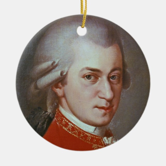 Décoration En Céramique Wolfgang Amadeus Mozart (Devant)