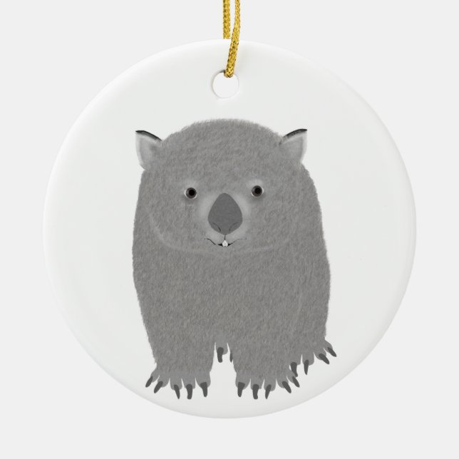 Décoration En Céramique Wombat ornament (Devant)
