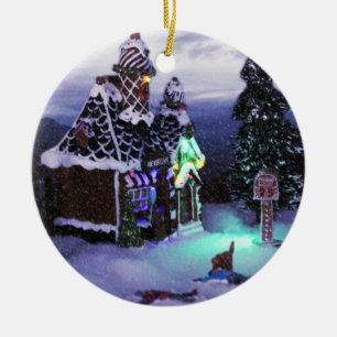Décoration En Céramique Wonderland Snow Scene 2020
