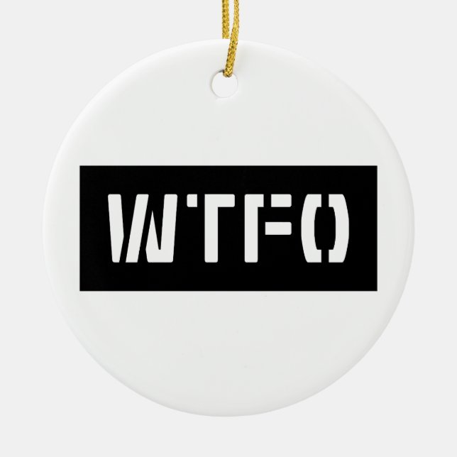 DÉCORATION EN CÉRAMIQUE WTFO (Devant)