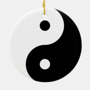 DÉCORATION EN CÉRAMIQUE "YIN YANG "