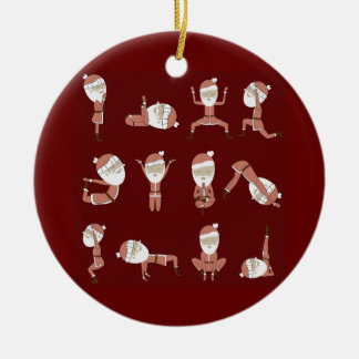 Décoration En Céramique Yogi père Noël