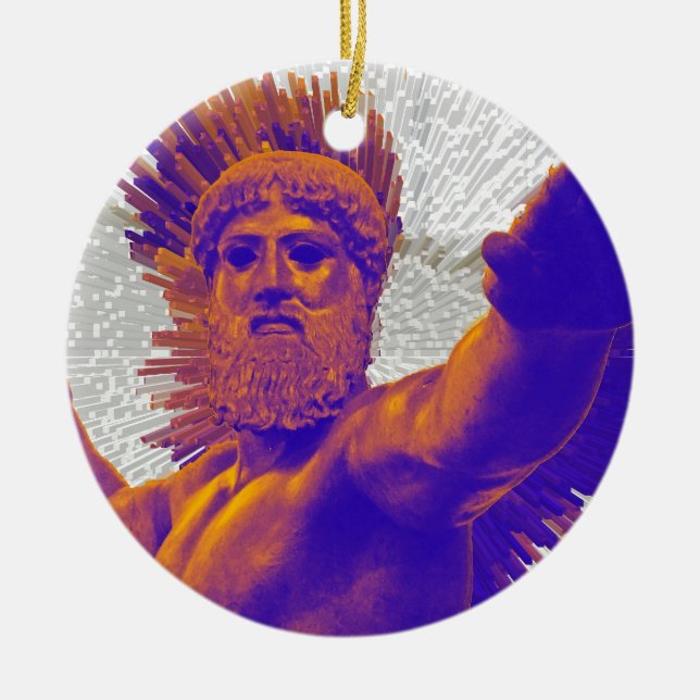 Décoration En Céramique Zeus - Jupiter (Devant)