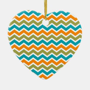 Décoration En Céramique Zigzag, une tribu dynamique de Peacock