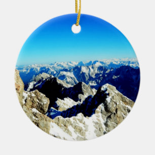 Décoration En Céramique Zugspitze Allemagne Alpes allemandes
